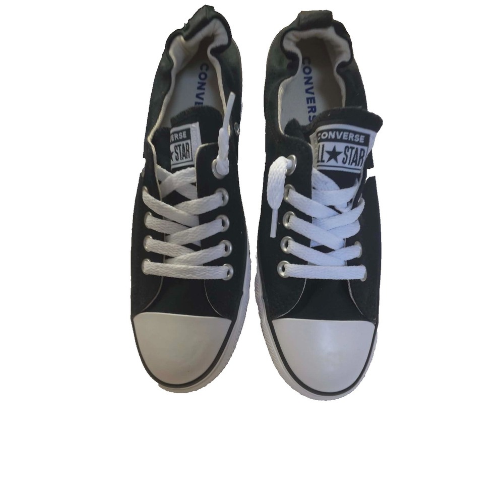 Converse Chuck Taylor All Star Shoreline Slip On Black Canvas Sneakers Womens 11
